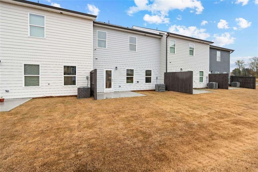 Exterior details and patio area of a home in , Villa Rica (Image 24).