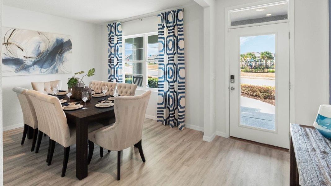 Furnished interior view inside a new home in Fox Branch, Lakeland (Image 5).