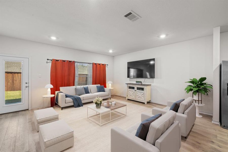 Furnished interior view inside a new home in , Providence Village (Image 9).