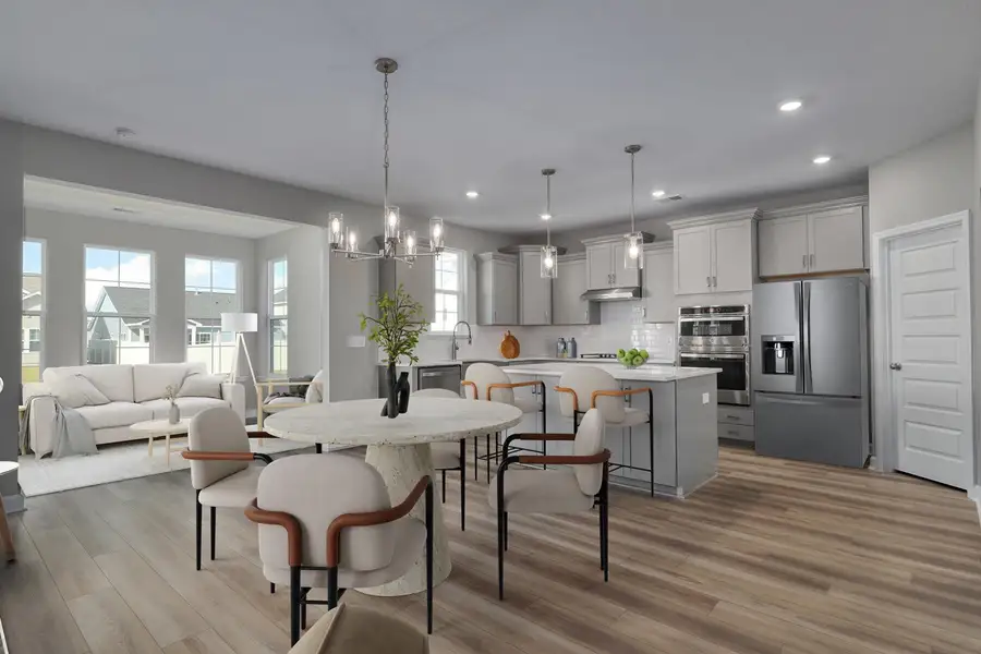 Furnished interior view inside a new home in Fieldstone, Lexington (Image 6).