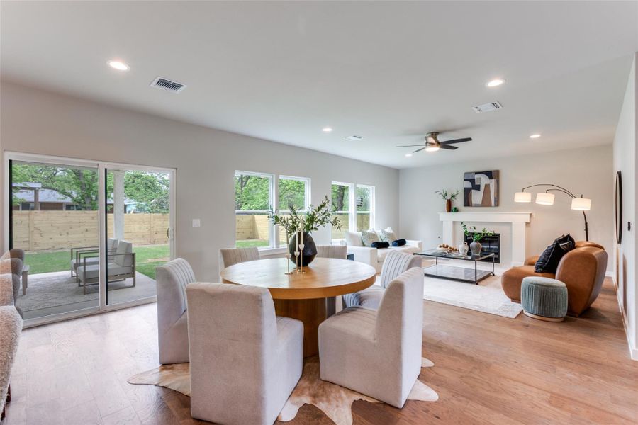 Furnished interior view inside a new home in , Austin (Image 9).