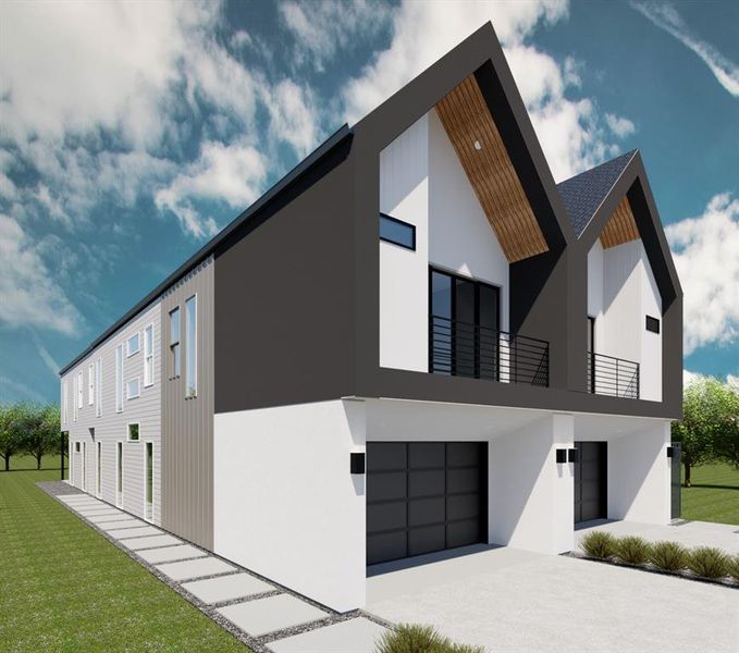 Front exterior of a new home in , Dallas, TX, highlighting curb appeal (Image 1). Front exterior of a new home in , Dallas, TX, highlighting curb appeal (Image 1).