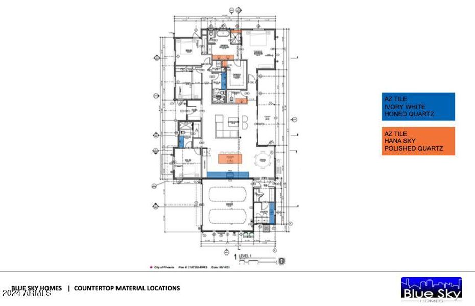 Countertop Material Locations