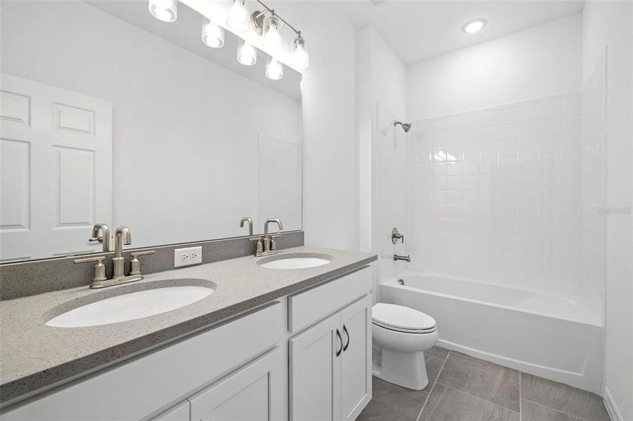 Furnished interior view inside a new home in Eagletail Landings, Howey-in-the-Hills (Image 5).