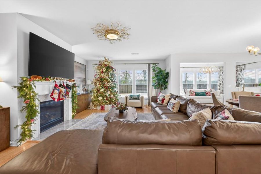 Furnished interior view inside a new home in Reunion, Flowery Branch (Image 70). Furnished interior view inside a new home in Reunion, Flowery Branch (Image 70).