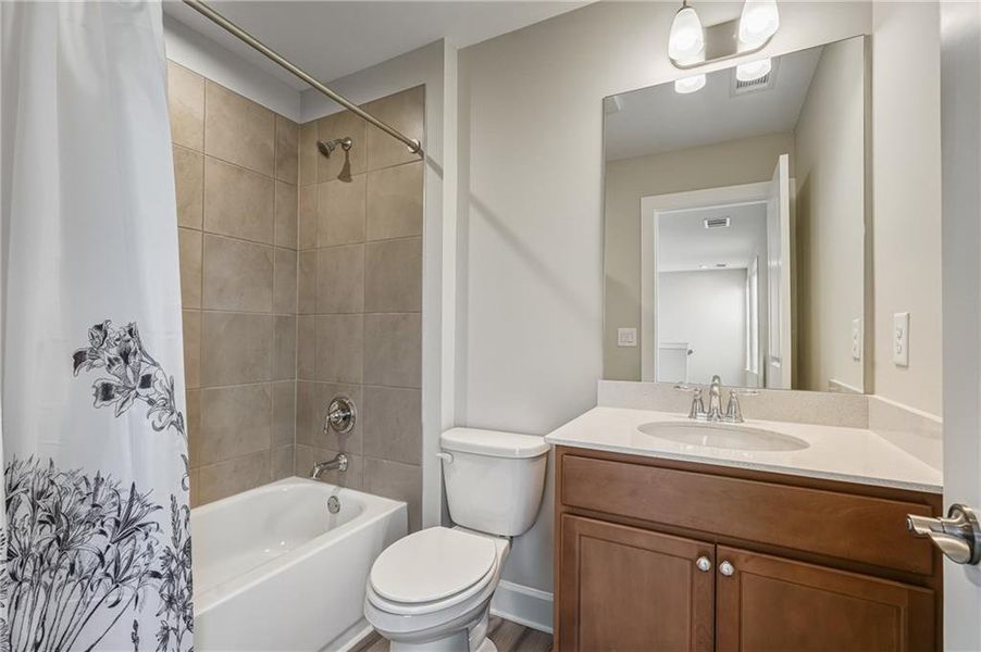 Furnished interior view inside a new home in , Hoschton (Image 28).