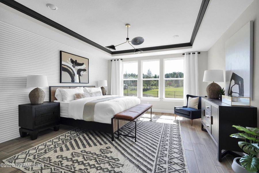 Furnished interior view inside a new home in Del Webb Wildlight, Yulee (Image 10). Furnished interior view inside a new home in Del Webb Wildlight, Yulee (Image 10).