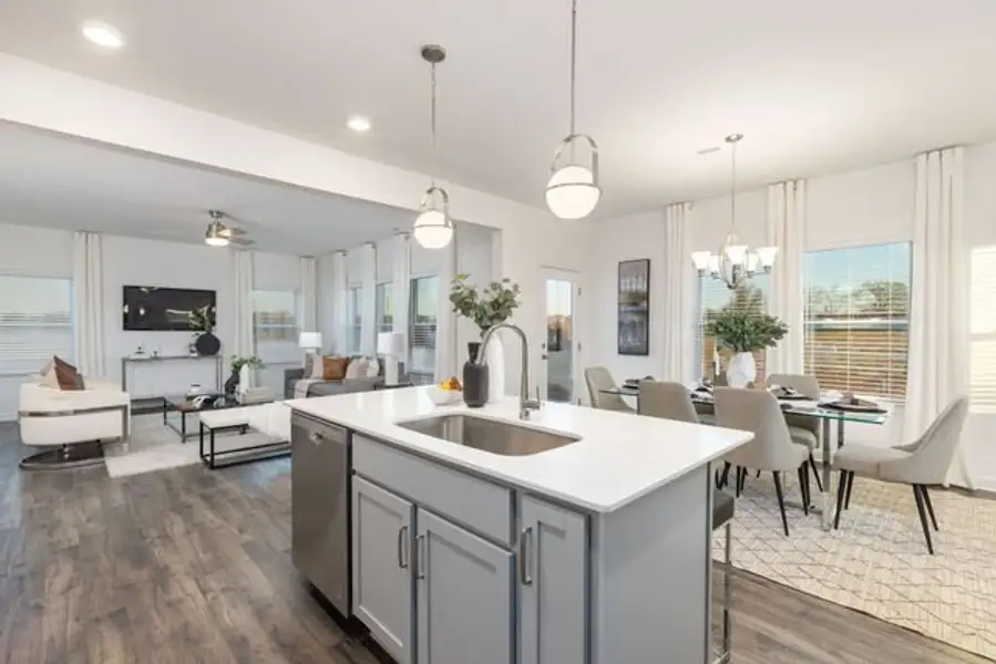 Representative furnished interior of a home built from the Calhoun by True Homes in Edgewater - The Greens, Lancaster (Image 7). Representative furnished interior of a home built from the Calhoun by True Homes in Edgewater - The Greens, Lancaster (Image 7).
