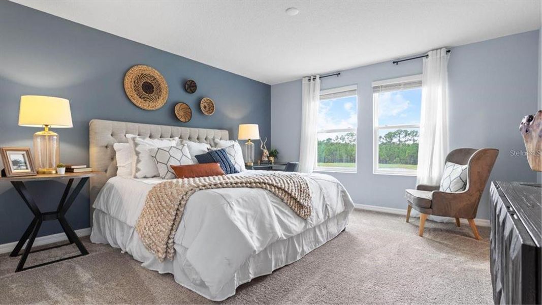 Furnished interior view inside a new home in Ranches at Lake McLeod, Eagle Lake (Image 6).