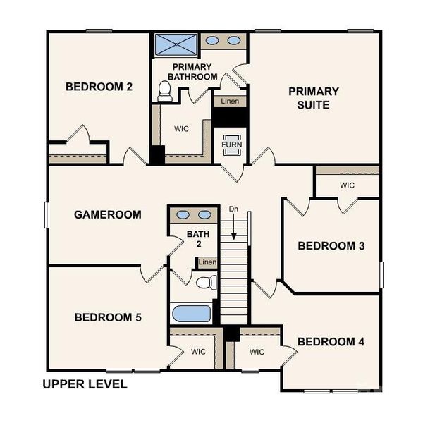 2D floor plan layout of this home in Frey Creek, Spartanburg, SC (Image 2). 2D floor plan layout of this home in Frey Creek, Spartanburg, SC (Image 2).