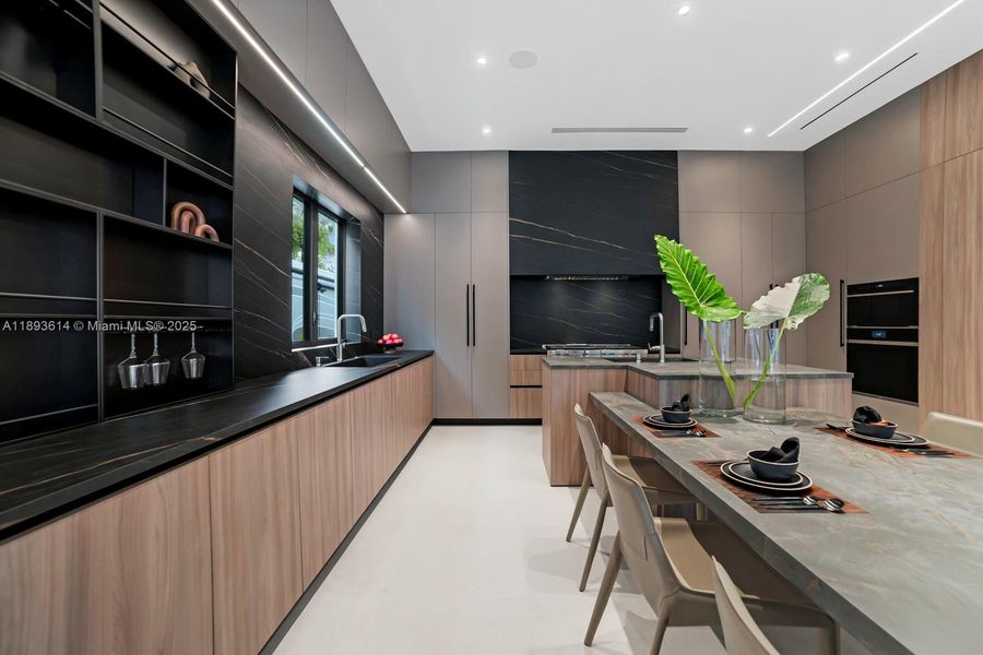 Furnished interior view inside a new home in , Miami (Image 9).