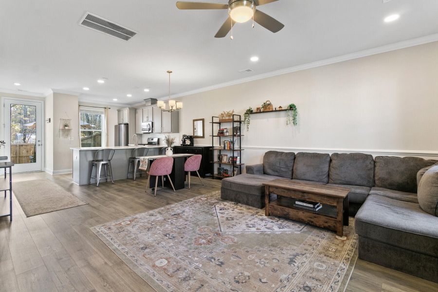Furnished interior view inside a new home in , Summerville (Image 8).