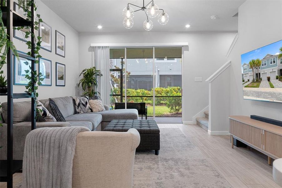 Furnished interior view inside a new home in , Wesley Chapel (Image 19).