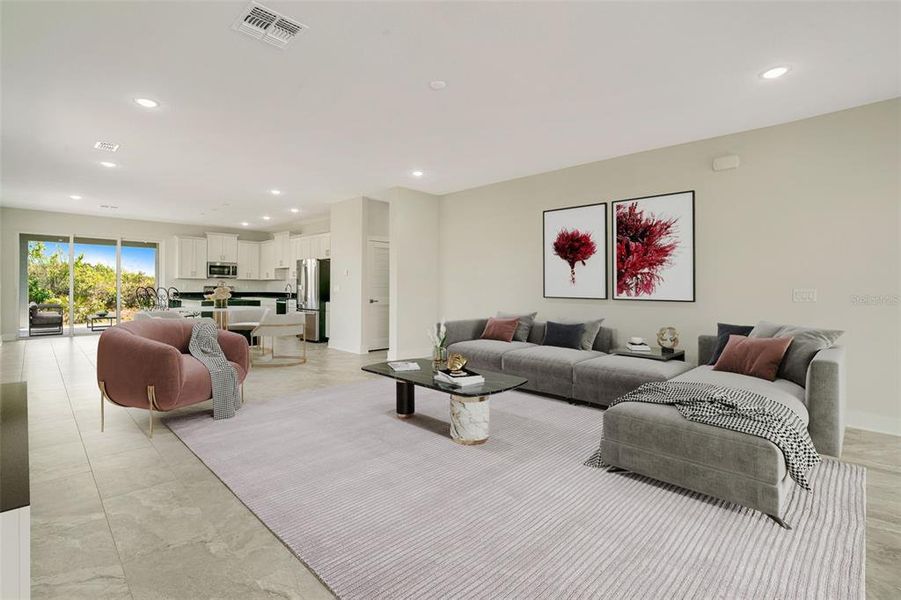 Furnished interior view inside a new home in , Rotonda West (Image 7).