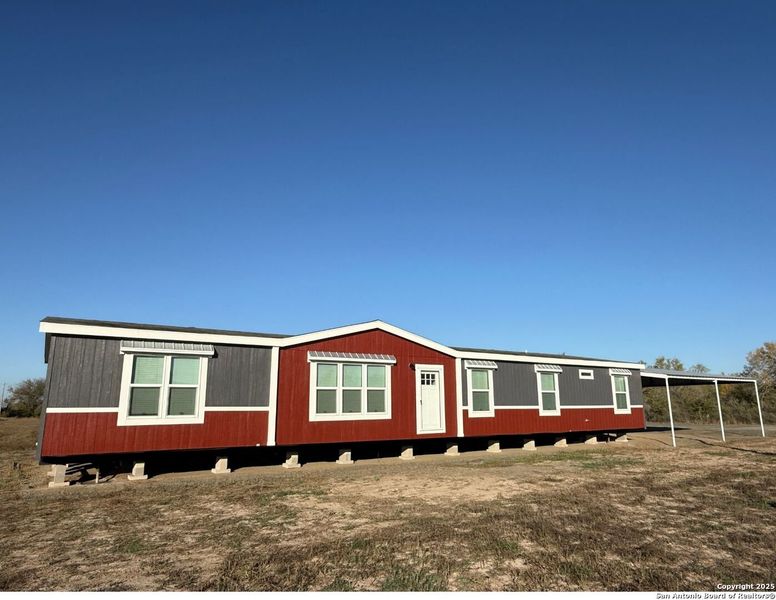 Exterior details and patio area of a home in , Knippa (Image 1). Exterior details and patio area of a home in , Knippa (Image 1).