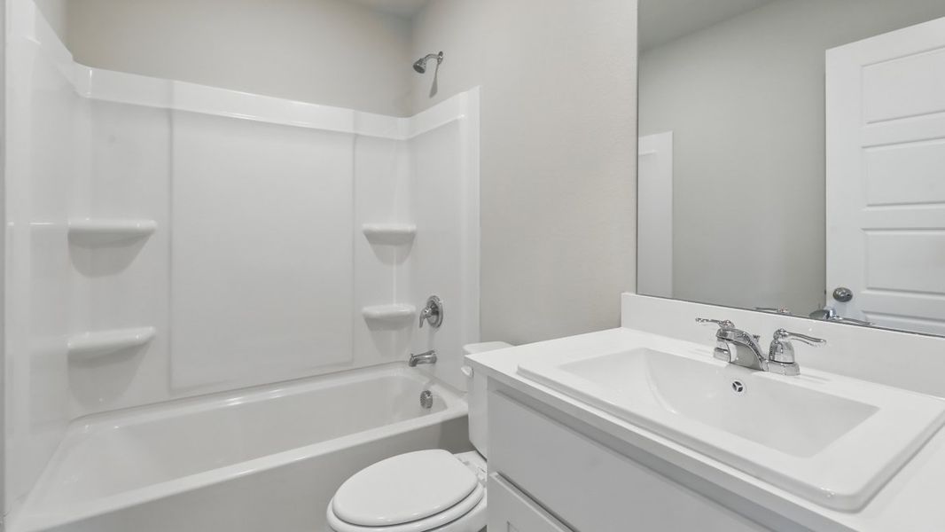 Representative furnished interior of a home built from the NUTMEG by D.R. Horton in Orchard Village, Fort Worth (Image 12). Representative furnished interior of a home built from the NUTMEG by D.R. Horton in Orchard Village, Fort Worth (Image 12).