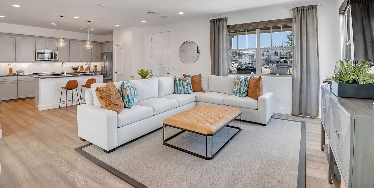 Furnished interior view inside a new home in Ironwood Villages at North Creek, Queen Creek (Image 9).