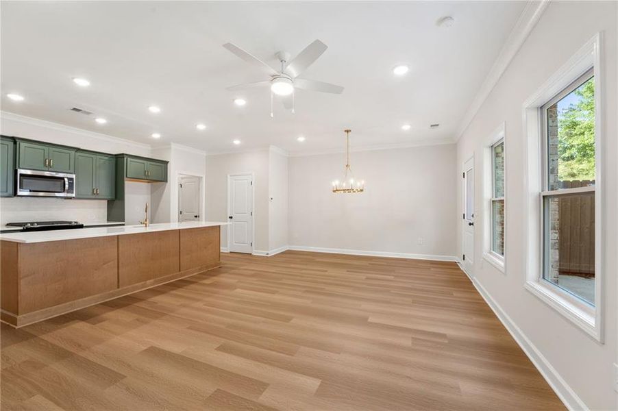 Spacious, unfurnished interior of a new home in Wildwood Place, Powder Springs (Image 23).