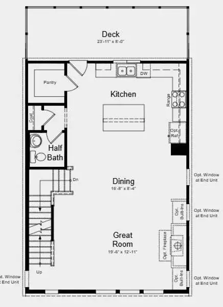 2D floor plan layout of this home in Dreycott, Lawrenceville, GA (Image 4).
