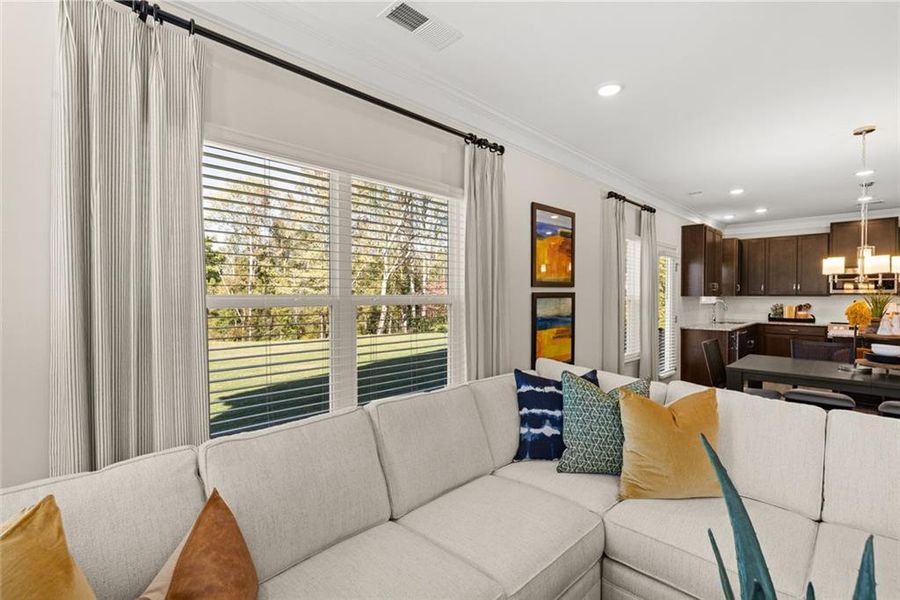 Furnished interior view inside a new home in Summerfield Place, Carrollton (Image 25).