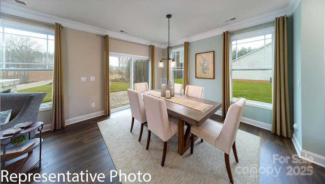 Furnished interior view inside a new home in Oak Grove Hill, Huntersville (Image 16).