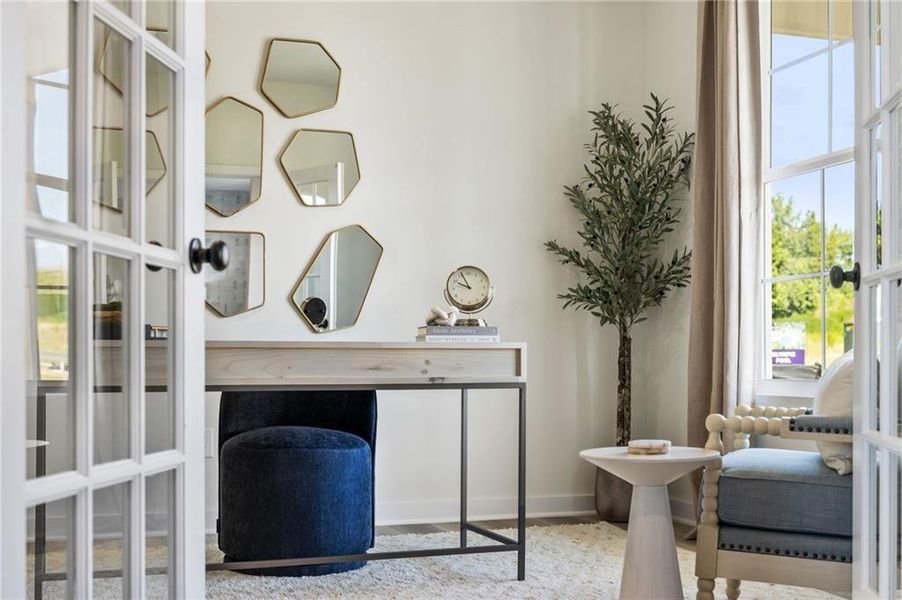 Furnished interior view inside a new home in Hawthorne Reserve, Dallas (Image 16).