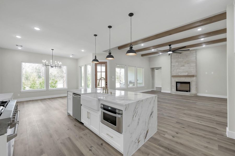 Furnished interior view inside a new home in , Montgomery (Image 8). Furnished interior view inside a new home in , Montgomery (Image 8).