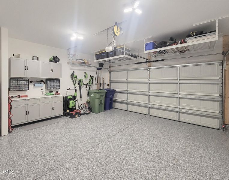 Garage has new Expoxy Floor Coating