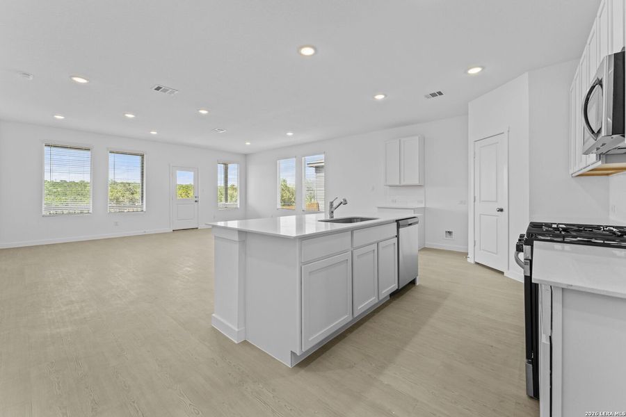 Furnished interior view inside a new home in Waterwheel, San Antonio (Image 6).