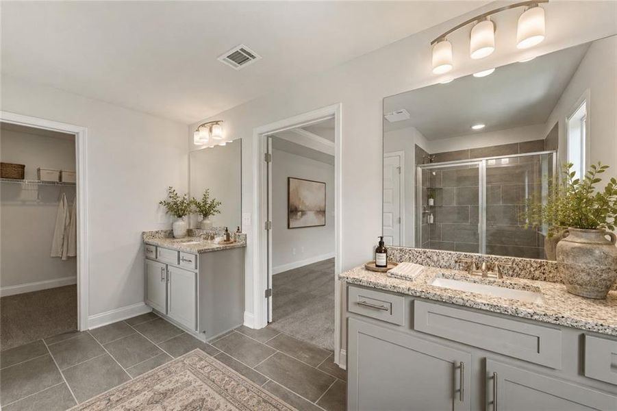 Furnished interior view inside a new home in Clark Farms, Flowery Branch (Image 8).