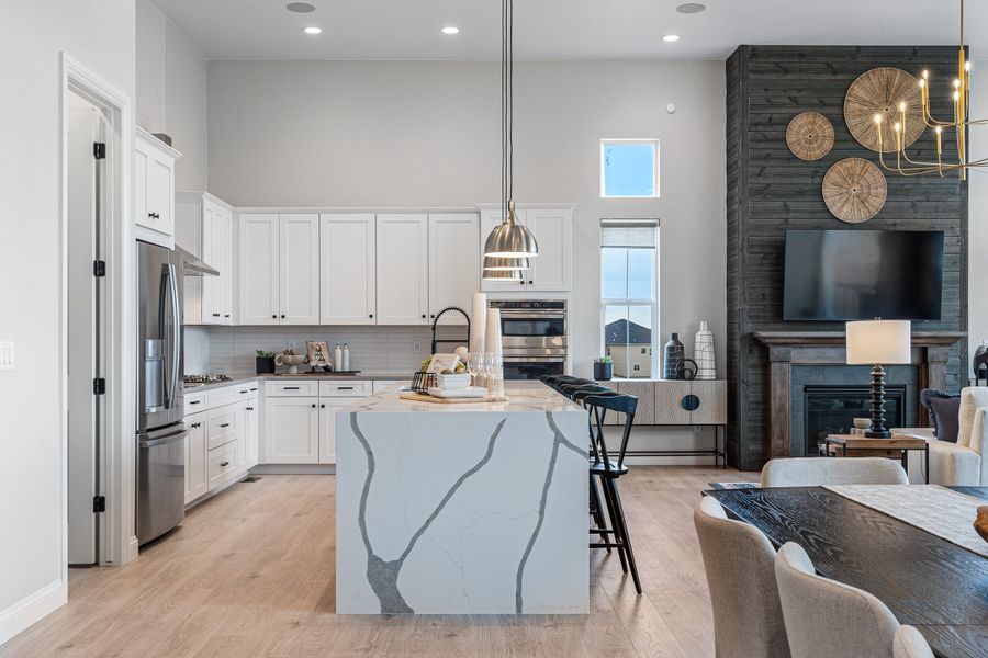 Representative furnished interior of a home built from the Ridge by Taylor Morrison in Macanta Destination Collection, Castle Rock (Image 9).