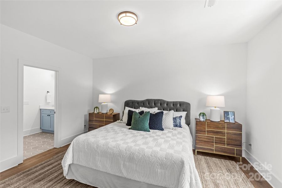 Furnished interior view inside a new home in , Charlotte (Image 28).