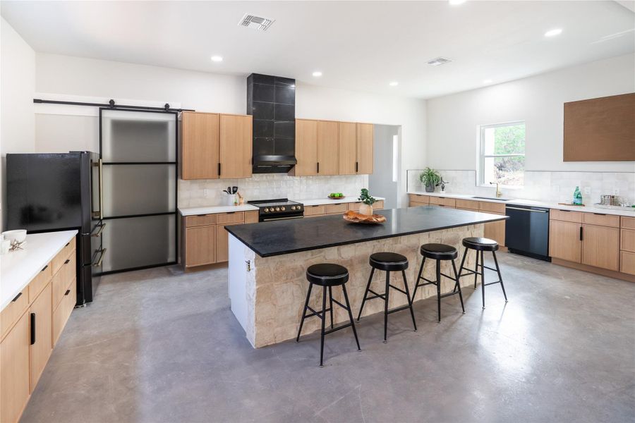 Furnished interior view inside a new home in , Wimberley (Image 3). Furnished interior view inside a new home in , Wimberley (Image 3).