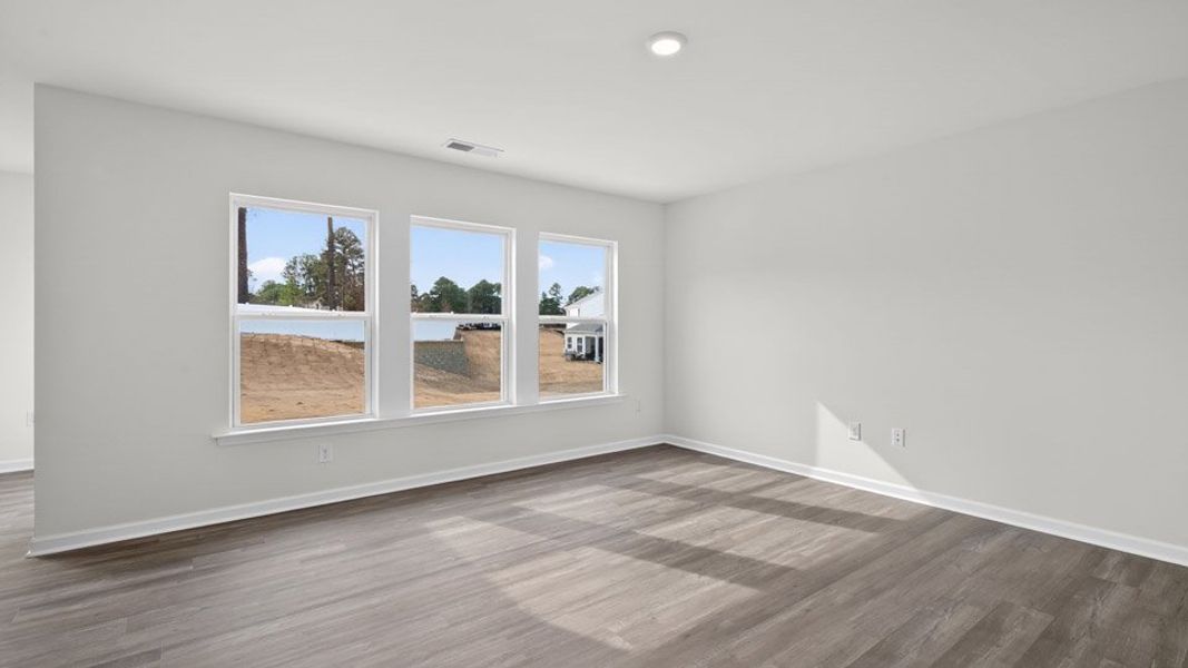 Spacious, unfurnished interior of a new home in Wilson's Ridge, Wilson's Mills (Image 11). Spacious, unfurnished interior of a new home in Wilson's Ridge, Wilson's Mills (Image 11).