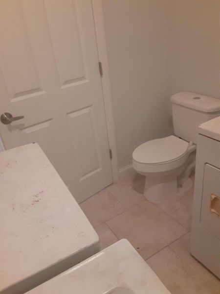 1st floor in laundry room