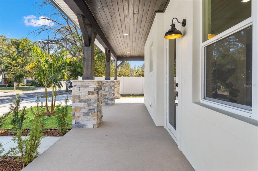 Exterior details and patio area of a home in , Tampa (Image 30). Exterior details and patio area of a home in , Tampa (Image 30).