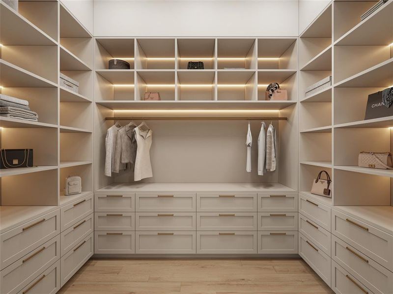 Furnished interior view inside a new home in , Dallas (Image 13).