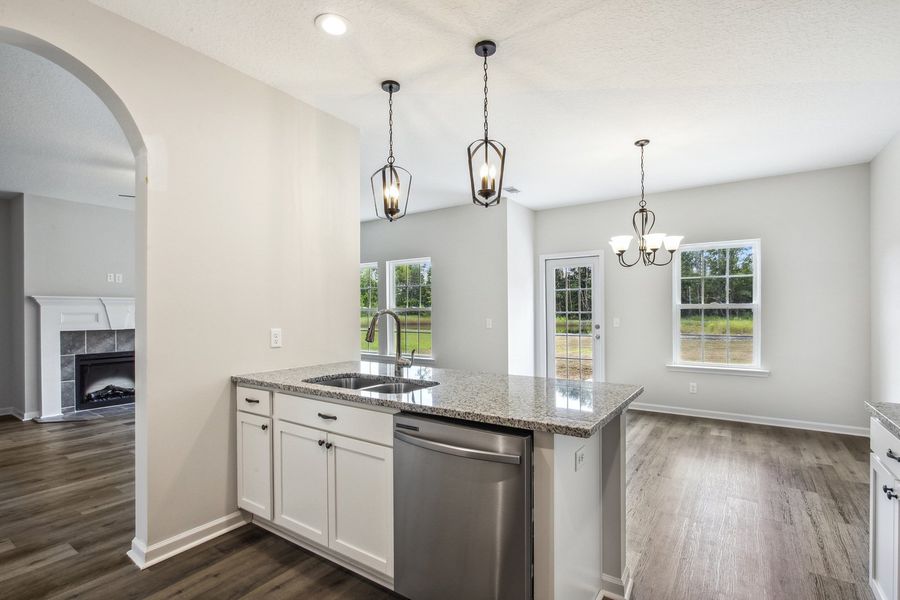 Representative furnished interior of a home built from the The Dunham by RTS Homes in Lakeside at Fifteen West, Hinesville (Image 10).