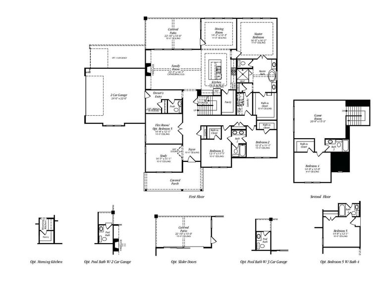 2D floor plan layout for the 3693 by Gracepoint Homes in Chapel Bend, Montgomery, TX (Image 3). 2D floor plan layout for the 3693 by Gracepoint Homes in Chapel Bend, Montgomery, TX (Image 3).