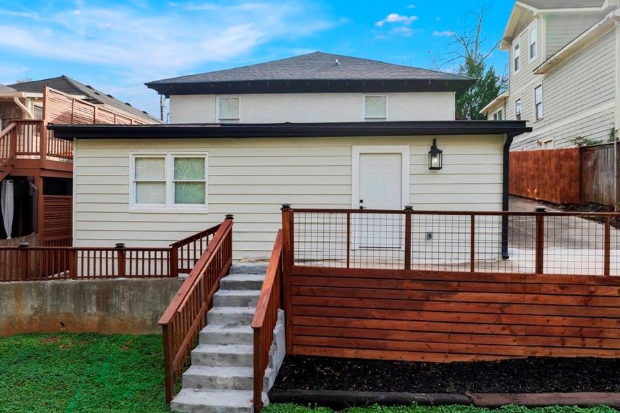 Front exterior of a new home in , Atlanta, GA, highlighting curb appeal (Image 2).