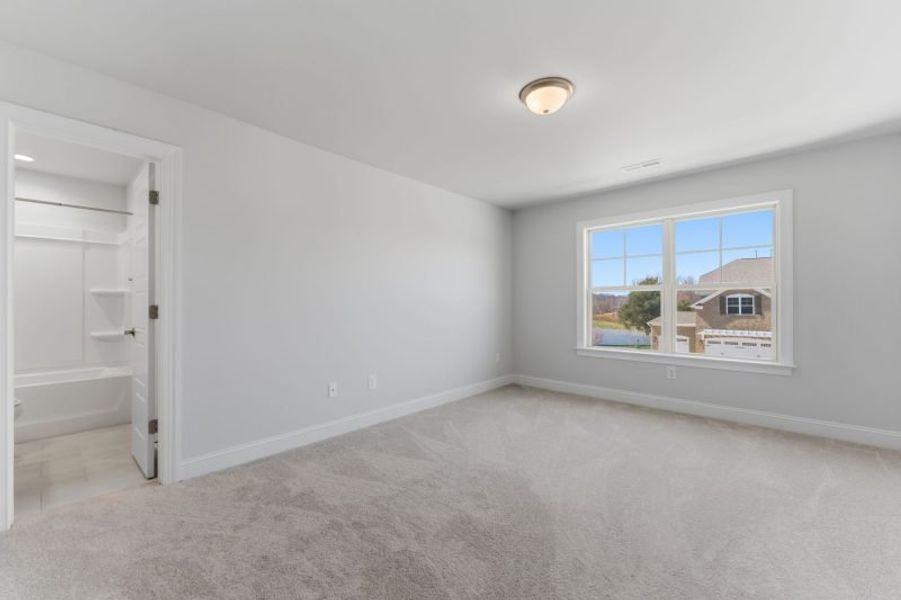 Representative unfurnished interior of a home built from the Hampton by Keystone Homes NC in Preserve at Carriage Cove, Oak Ridge (Image 103).