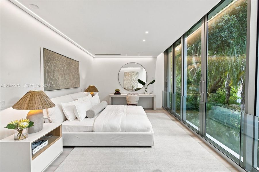 Furnished interior view inside a new home in , Miami (Image 14).