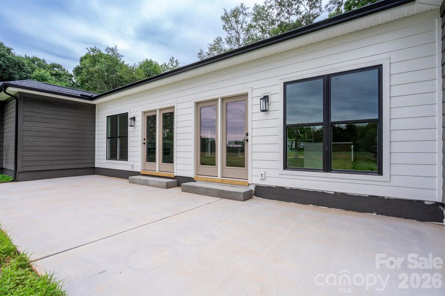 Exterior details and patio area of a home in , Monroe (Image 23).