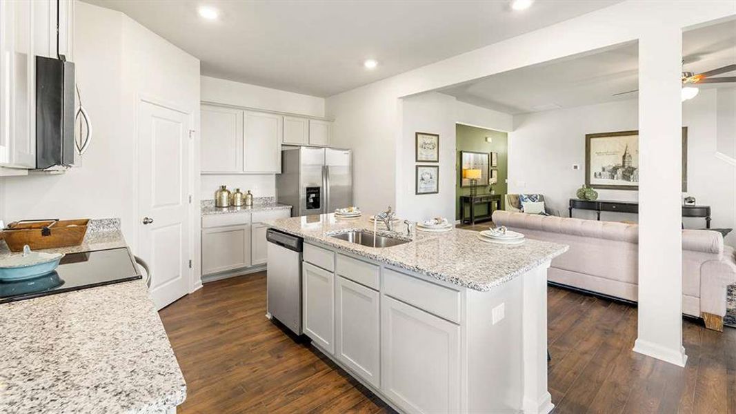 Furnished interior view inside a new home in Shoal Creek, Hampton (Image 4).