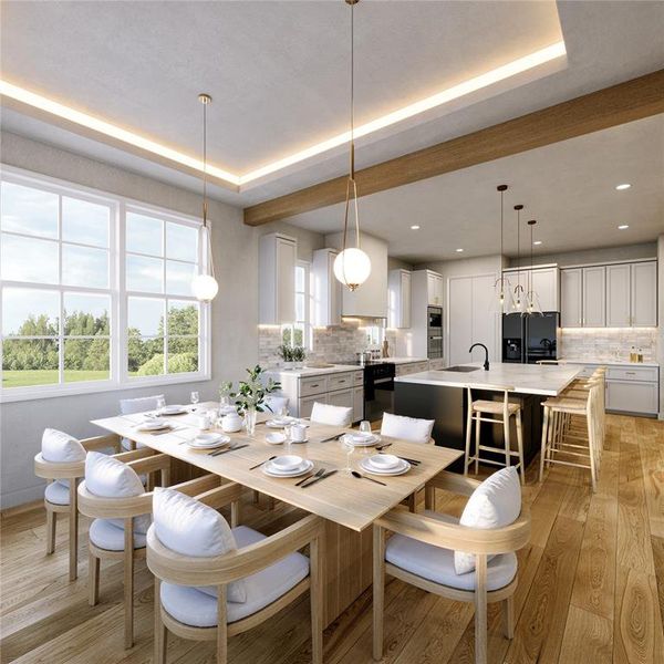 Furnished interior view inside a new home in , Apopka (Image 6).