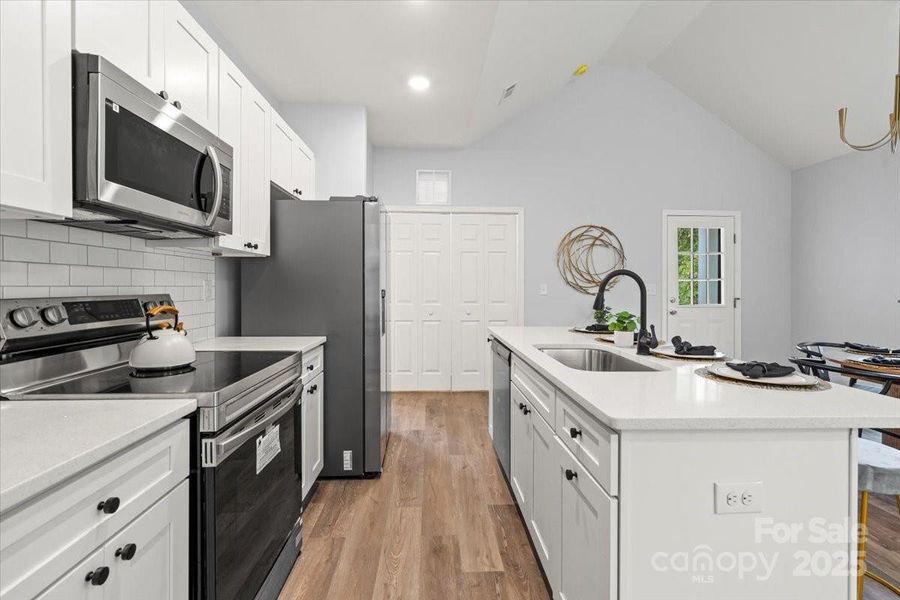 Furnished interior view inside a new home in , Kannapolis (Image 18). Furnished interior view inside a new home in , Kannapolis (Image 18).