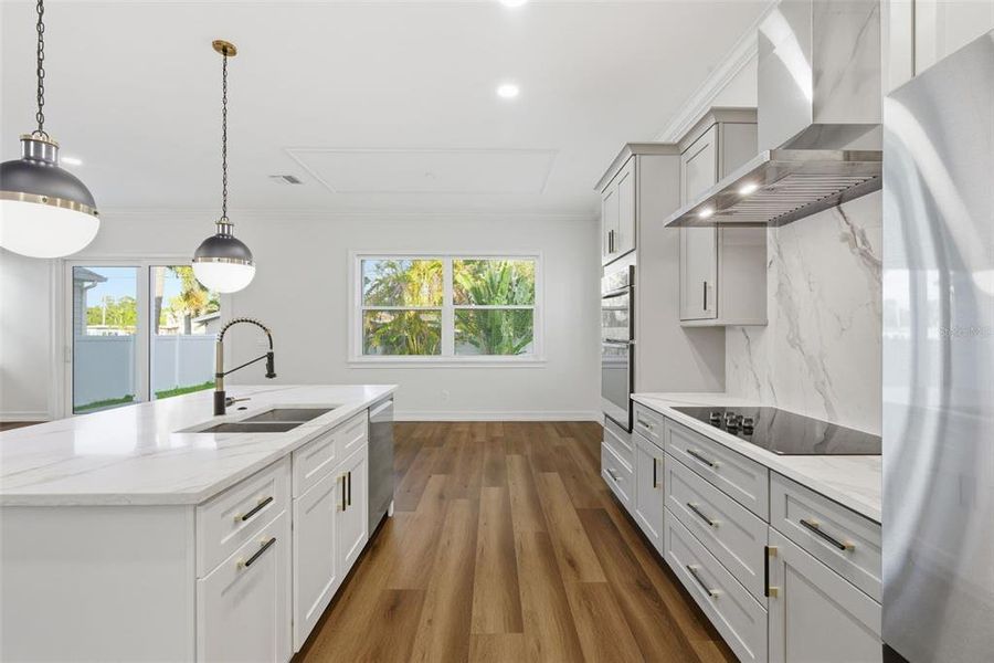 Furnished interior view inside a new home in , St. Petersburg (Image 34).