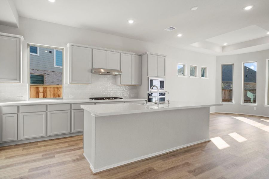 Furnished interior view inside a new home in Dunham Pointe 50', Cypress (Image 5).