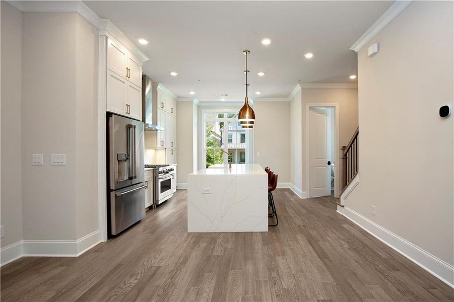 Furnished interior view inside a new home in , Alpharetta (Image 6).