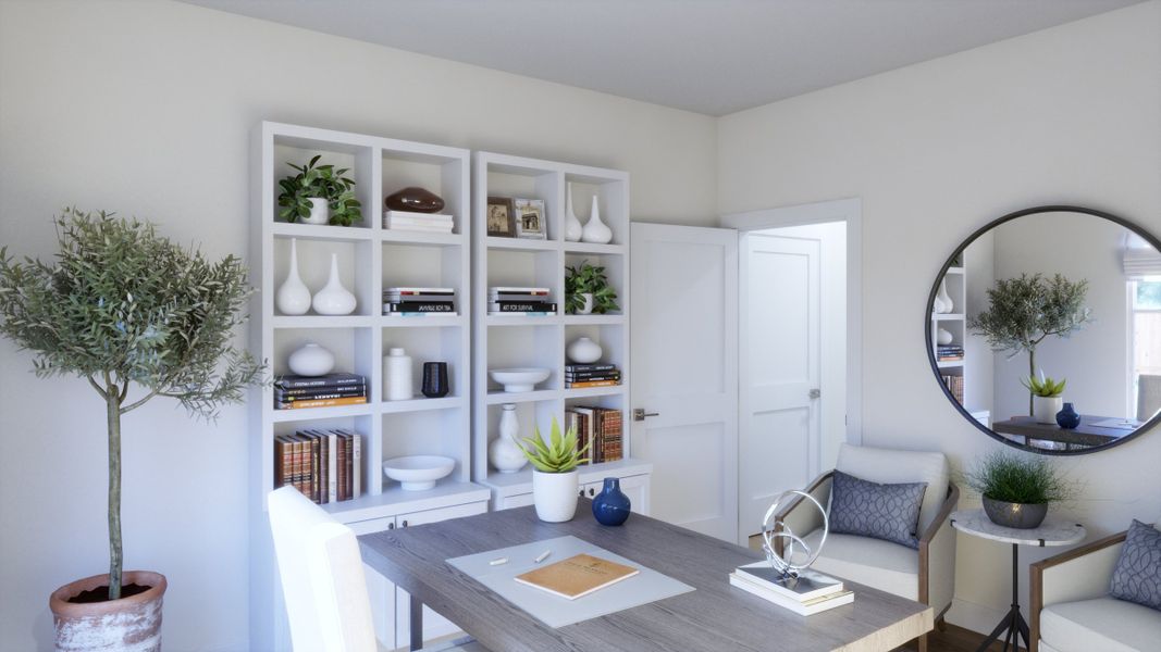 Representative furnished interior of a home built from the 4012 by Risewell Homes in Parkton Square, Kyle (Image 11). Representative furnished interior of a home built from the 4012 by Risewell Homes in Parkton Square, Kyle (Image 11).